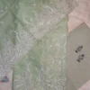 Elegant Organza Suit Set with Heavy Embroidered Dupatta